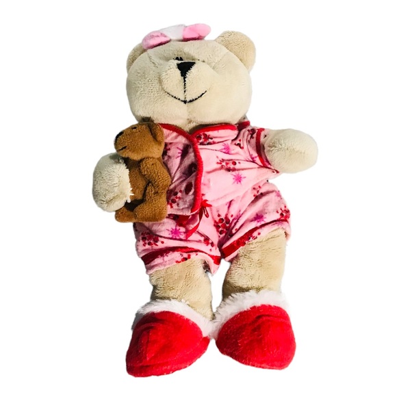 Starbucks Bearista Bear In Pajamas Limited Edition Plush Stuffed Coffee Bear - Picture 6 of 6